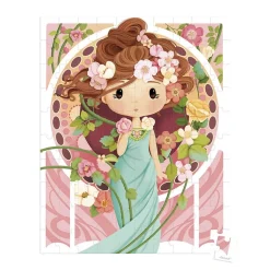 Puzzle Inspired By Mucha: 100 Piezas