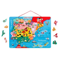 Puzzle Magnetico De Espana