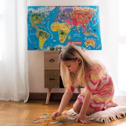 Puzzle Magnetico Mapamundi