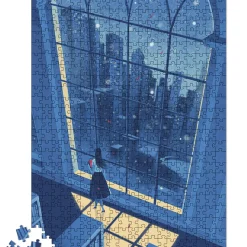 Puzzle Noche Azul: 500 Piezas