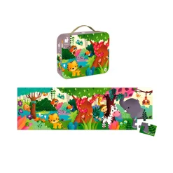 Puzzle Panoramico Selva: 36 Piezas