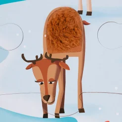 Puzzle Tactil Gigante En El Hielo: 20 Piezas