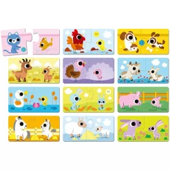 Puzzles Padres Y Bebés Animales