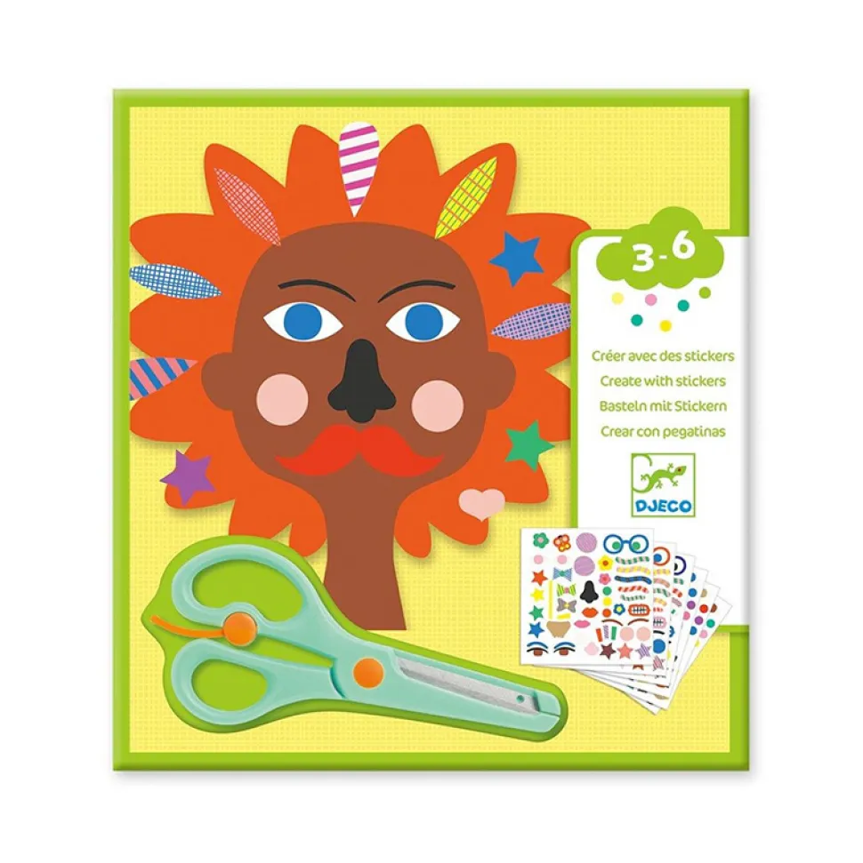 Recorta Y Crea Con Pegatinas: Peluqueria