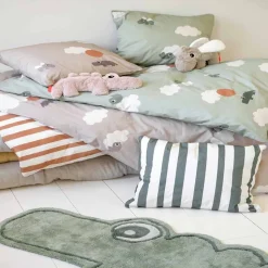 Sabana De Cama Junior Happy Clouds Green 100 X 140 Cm