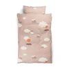 Sabana De Cama Junior Happy Clouds Powder 100 X 140 Cm