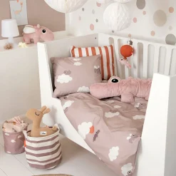 Sabana De Cama Junior Happy Clouds Powder 100 X 140 Cm