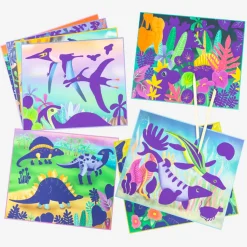 Scratch Art Dinosaurios