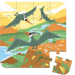Set De 4 Puzzles Evolutivos: Dinosaurios