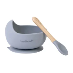 Set De Alimentacion Nordic Wave Gris Azulado