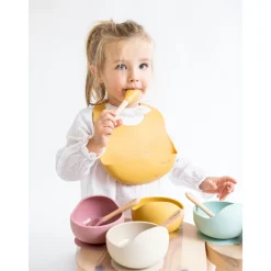 Set De Alimentacion Nordic Wave Gris Azulado