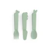 Set De Cubiertos Deer Friends Verde