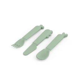 Set De Cubiertos Deer Friends Verde