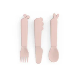 Set De Cubiertos Deer Friends Rosa