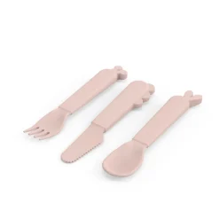 Set De Cubiertos Deer Friends Rosa