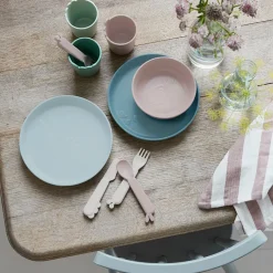 Set De Cubiertos Deer Friends Rosa