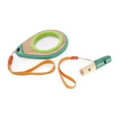 Set Detective De La Naturaleza Con Lupa Y Silbato