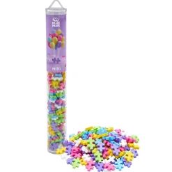 Tubo Plus-Plus Pastel 100 Piezas